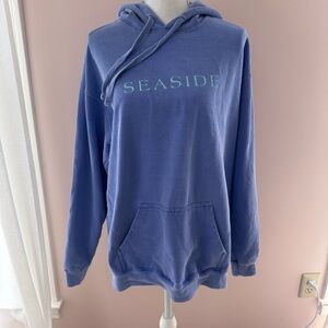 Comfort Colors Seaside Hoodie Periwinkle Flo Blue Size L